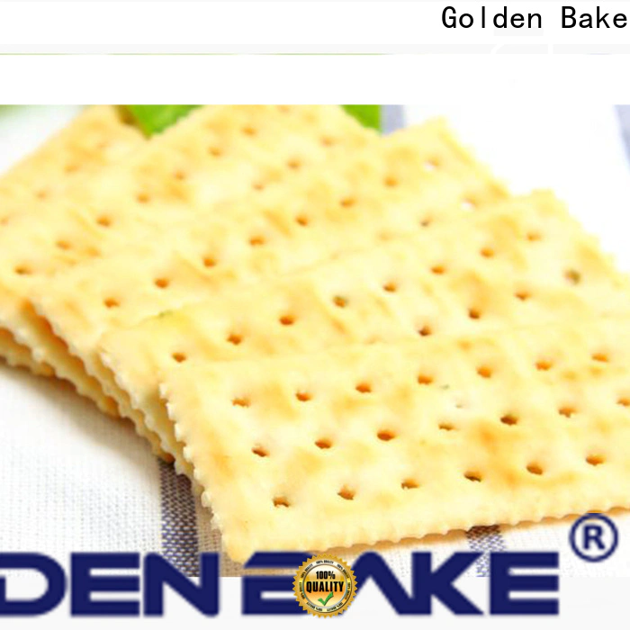 Golden Bake professional bakery biscuit making machine supplier for soda biscuit production