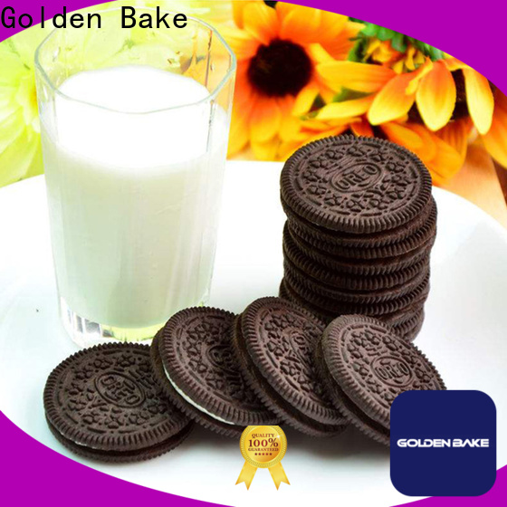 Ouro Bake profissional fábrica de máquinas de produção de biscoitos para a tomada de biscuit sanduíche achocolatados