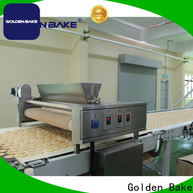 Vara de bolacha de cozimento dourada que faz a solução da máquina para a embalagem do biscoito