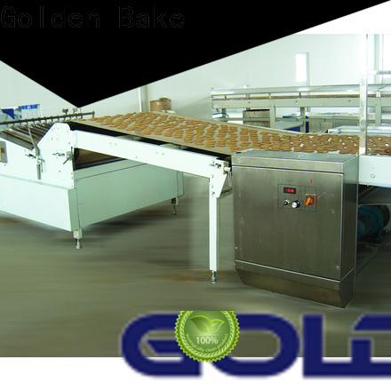 Golden Bake biscuit stacking machine manufacturers for normal cooling conveying