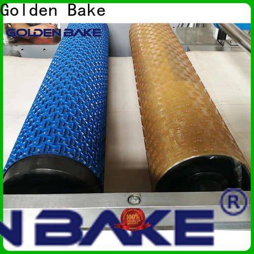 Golden Bake quality biscuit making machine supplier for printing pattern on hard biscuit surface