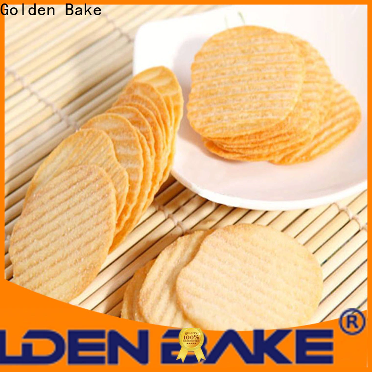 Golden Bake automatic cookies making machine company for w-shape potato biscuit making