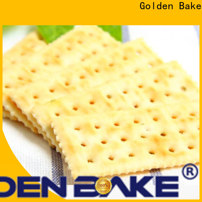 Golden Bake durable bakery biscuit making machine manufacturers for soda biscuit making
