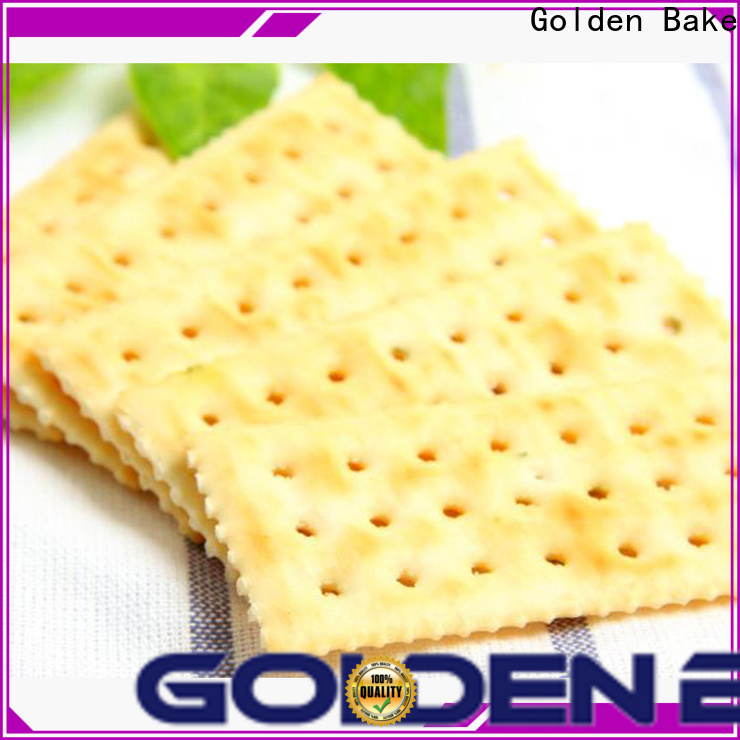 Golden Bake professional bakery biscuit making machine manufacturers for soda biscuit production