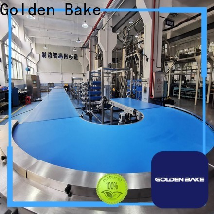 Golden Bake horizontal packing machine solution for normal cooling conveying