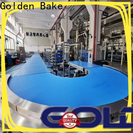 Golden Bake turning conveyor vendor for normal cooling conveying