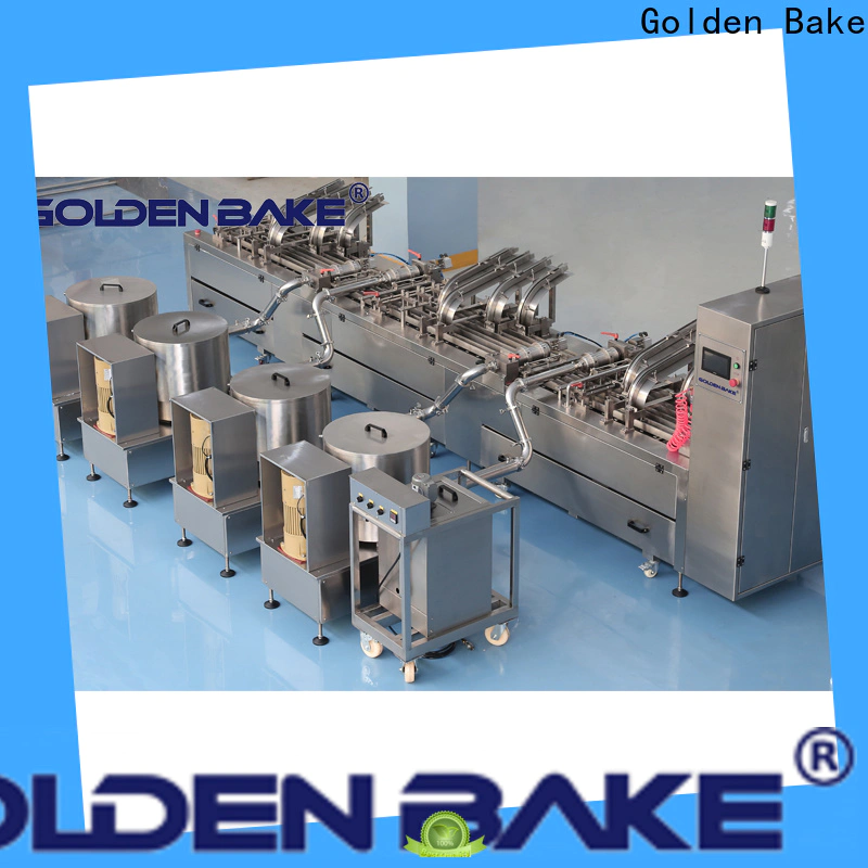 Golden Bake new biscuit cream sandwiching machine vendor