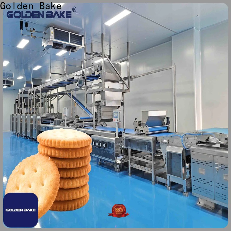 Golden Bake biscuit plant machinery suppliers for ritz biscuit production