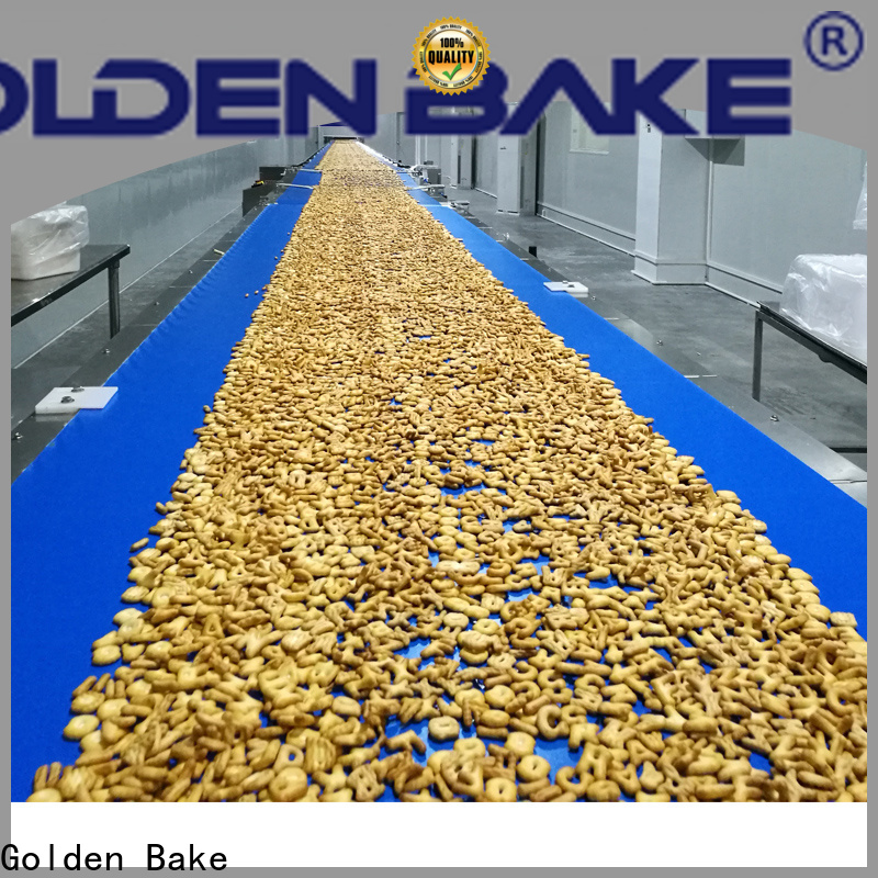 Golden Bake biscuit stacking machine solution for cooling biscuit