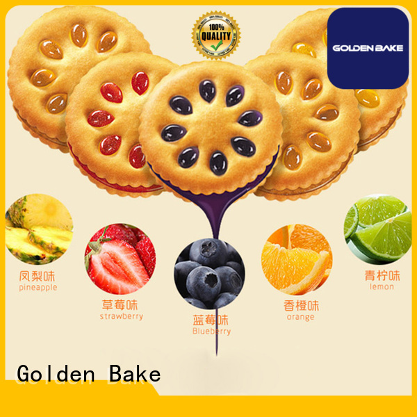 Golden Bake professional sandwich cookie machine manufacturer for sanwich biscuit making