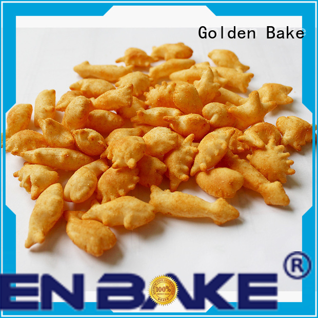 Golden Bake bakery cookie machine company for gold fish biscuit production