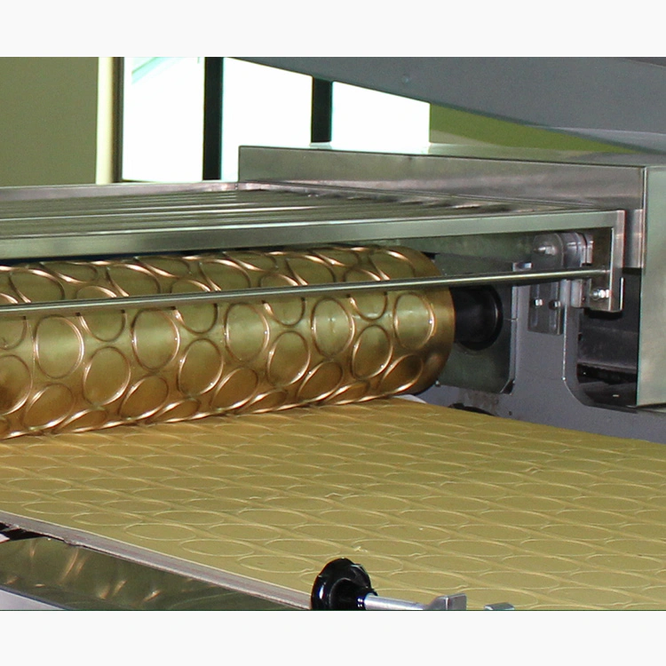 Rotary cutting machine--- cut the dough sheet in special shape
