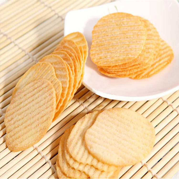 Golden Bake Automatic biscuit making plant wavy shape potato hard biscuit line
