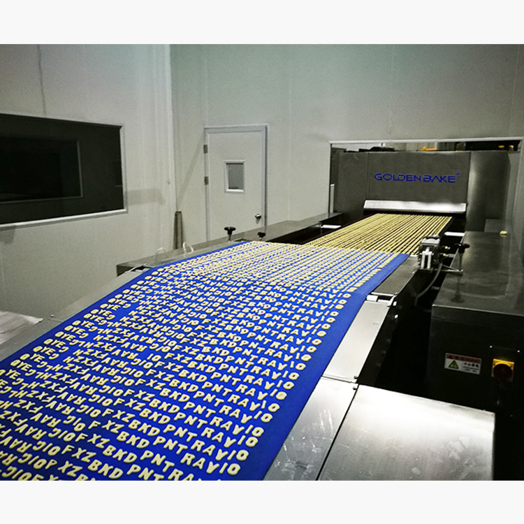 Golden Bake durable biscuit production machinery solution for letter biscuit production-2