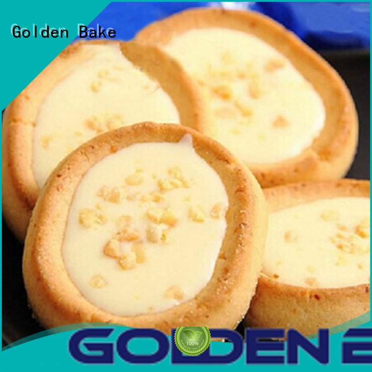 Fornecedor profissional da máquina de fabricação do biscoito do cozimento dourada para a produção do biscoito da tarteca do ovo