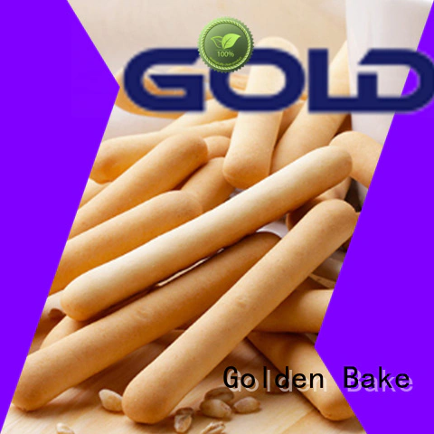 Golden Bake top quality biscuit line manufacturer for finger biscuit making