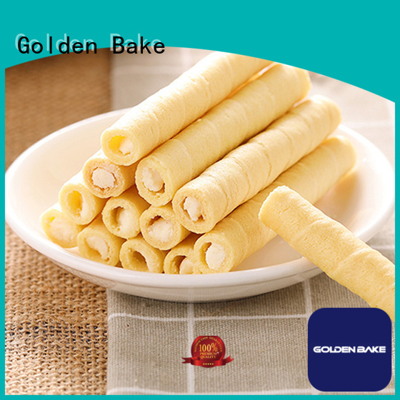 Golden Bake durable wafer roll machine manufacturer for wafer stick production
