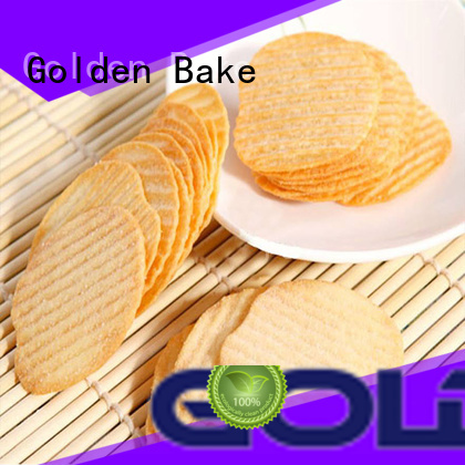 Golden Bake automatic cookies making machine company for w-shape potato biscuit making