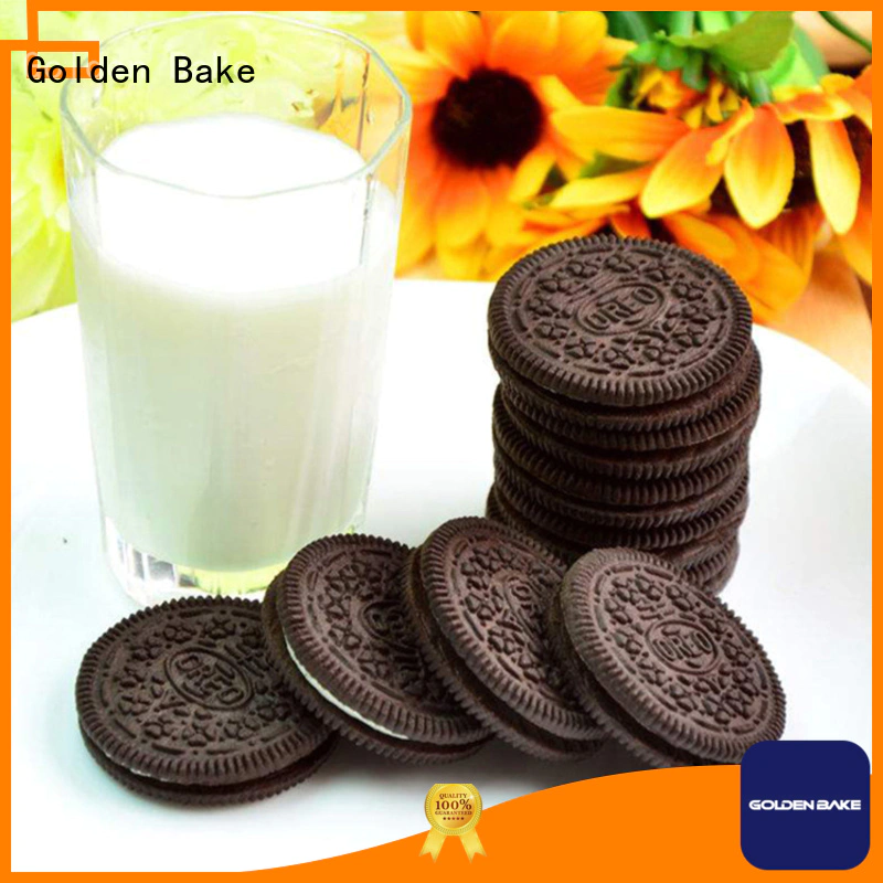 Golden Bake excellent cookie making machine manufacturers supplier for cream filling biscuit making