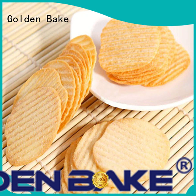 Golden Bake automatic cookies making machine factory for wavy potato crisps chips making