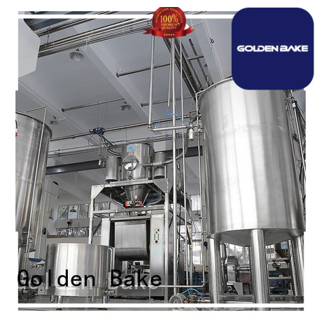 Solução automática do sistema de dosagem do cozer dourada para a dosagem do material do biscoito