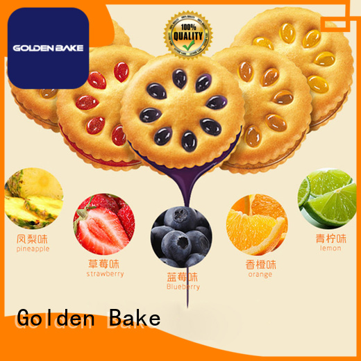 Golden Bake automatic biscuit production line supplier for sanwich biscuit making