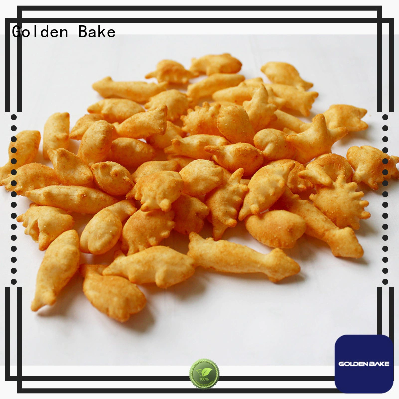 Golden Bake durable biscuit plant manufacturer for puffed food making