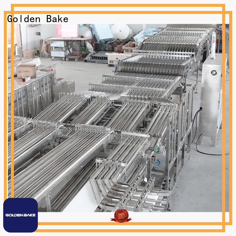 Fabricante de sistema de transportador de cozimento dourado para fazer biscoito