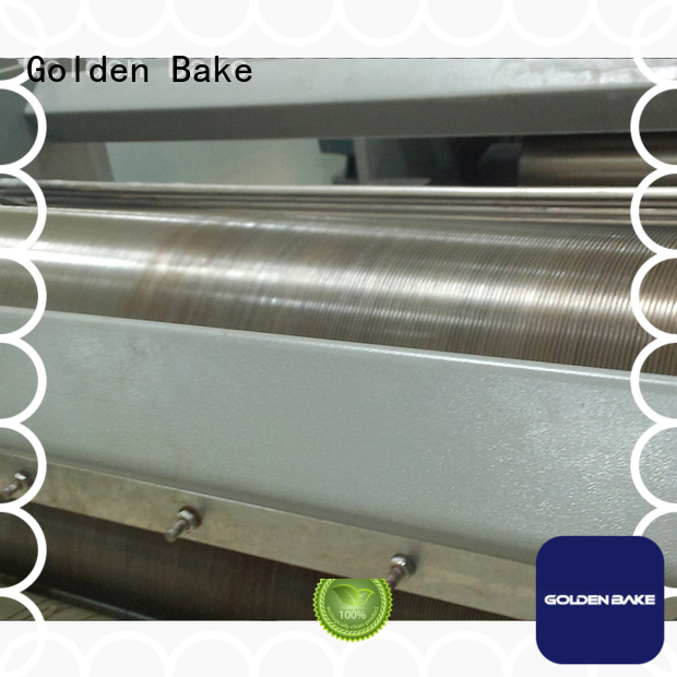 Golden Bake Dough Sheeter Machine Company para formar a massa