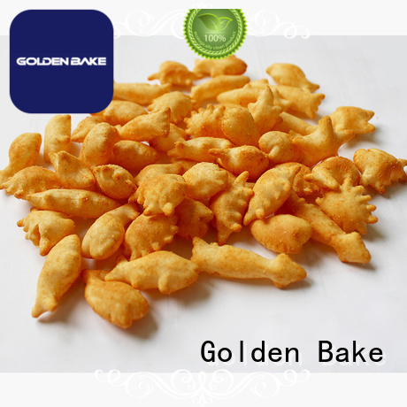 Golden Bake top quality bakery cookie machine factory for gold fish biscuit production