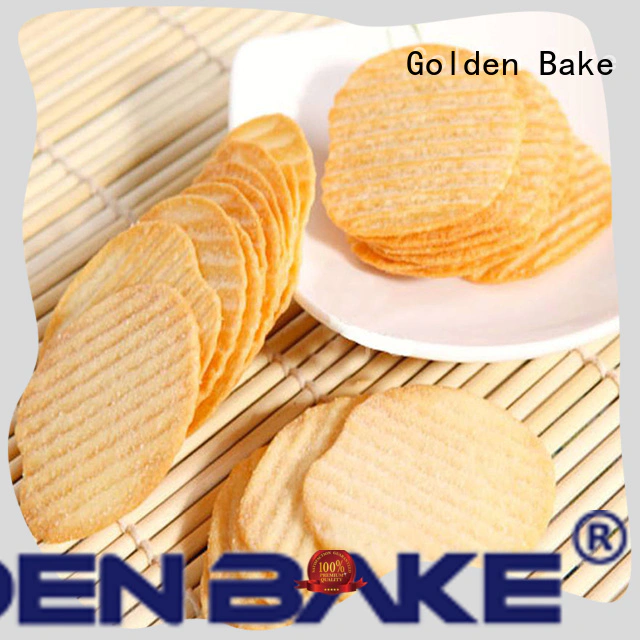 Golden Bake automatic cookies making machine factory for wavy potato crisps chips making