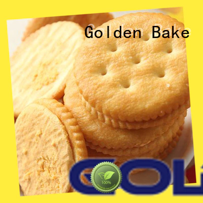 Golden Bake industrial biscuit making machine supplier for ritz biscuit production