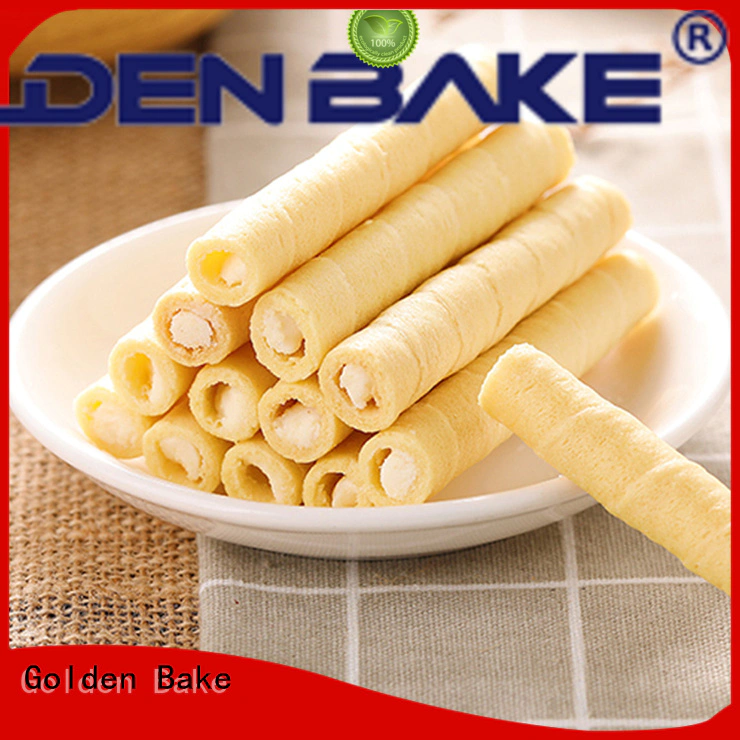 Golden Bake professional wafer roll machine manufacturer for egg roll making