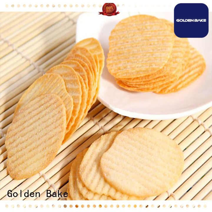 Golden Bake professional automatic cookies making machine factory for w-shape potato biscuit making