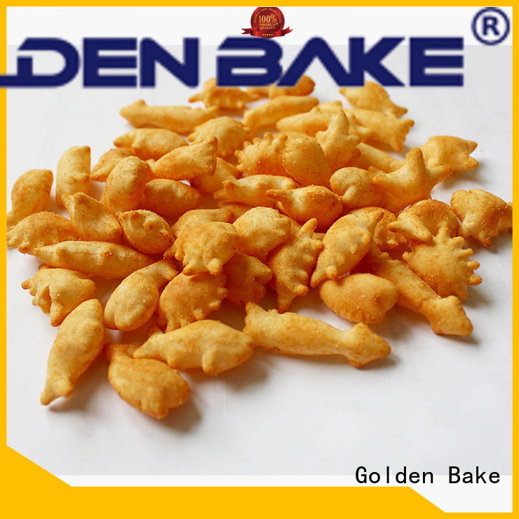 Golden Bake bakery cookie machine factory for gold fish biscuit production