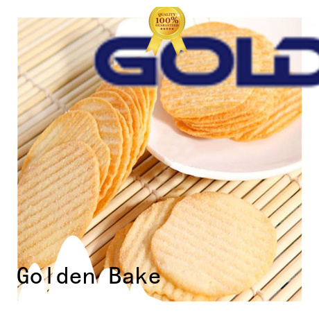 Golden Bake automatic biscuit making plant solution for w-shape potato biscuit making