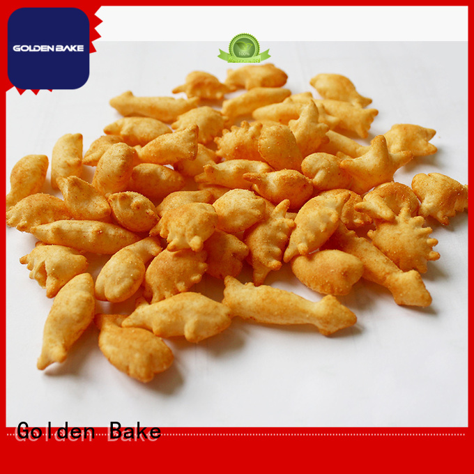Golden Bake professional bakery cookie machine factory for gold fish biscuit production
