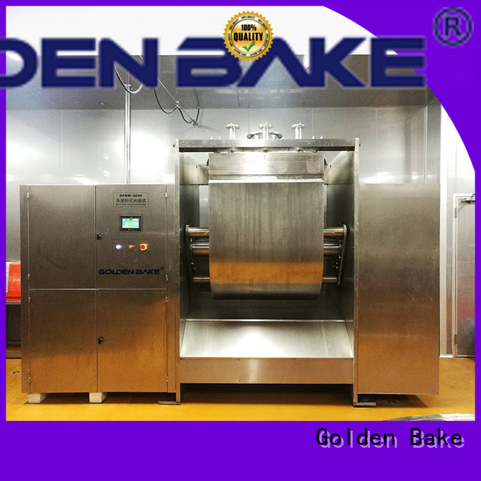 Fábrica de misturador de biscoito de bake dourado para o processo de esponja e massa