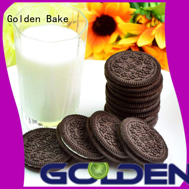 Golden Bake cookie making machine manufacturers solution for chocolate-flavored sandwich biscuit making