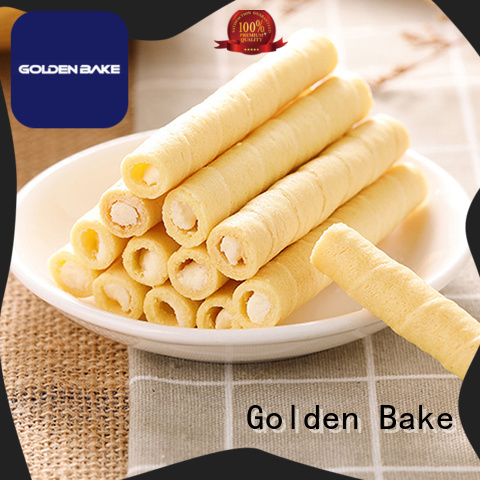 Golden Bake wafer stick making machine solution for egg roll production