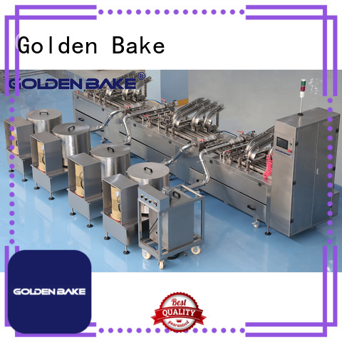Golden Bake durable biscuit sandwich machine supplier for biscuit production