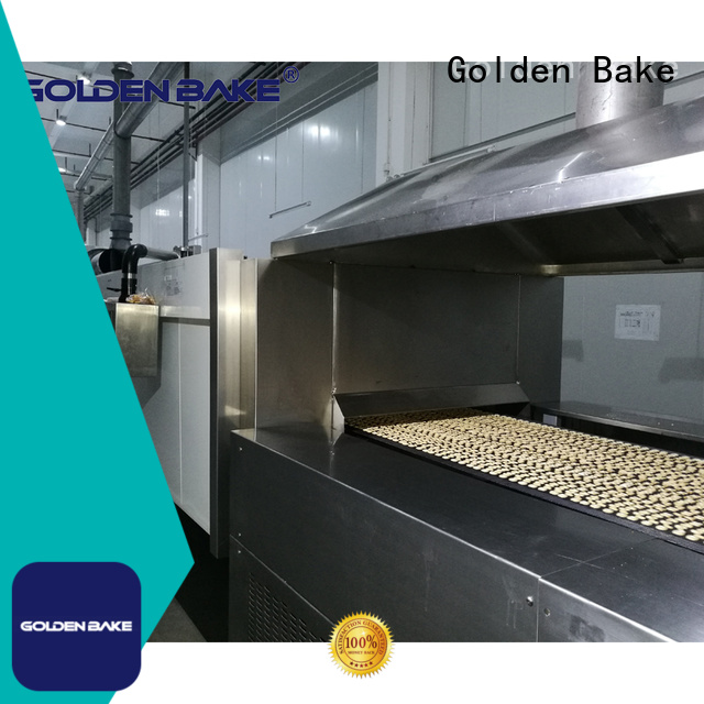 Solução de forno de biscoito industrial de bake dourado para cozimento de biscoito