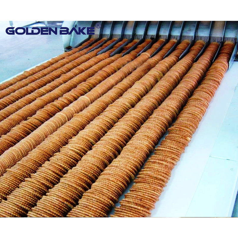 Golden Bake biscuit stacking machine manufacturers for normal cooling conveying-1
