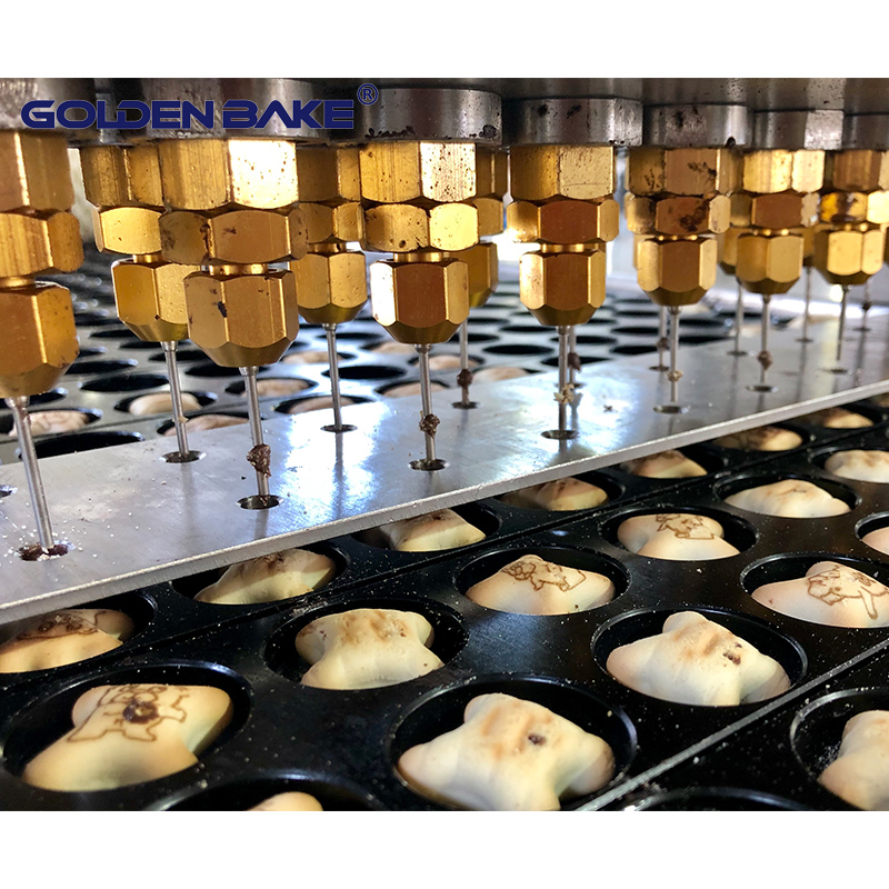 Golden Bake sandwich biscuit machine manufacturer for panda biscuits-1