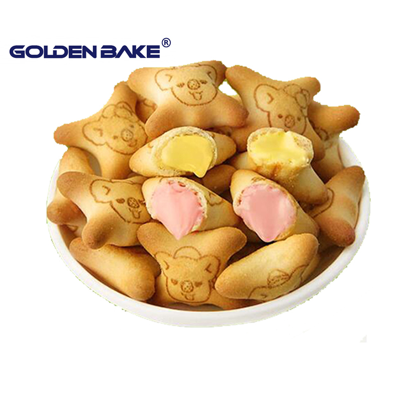 Golden Bake professional jam filler machine manufacturer for hello/hollow panda biscuit-2