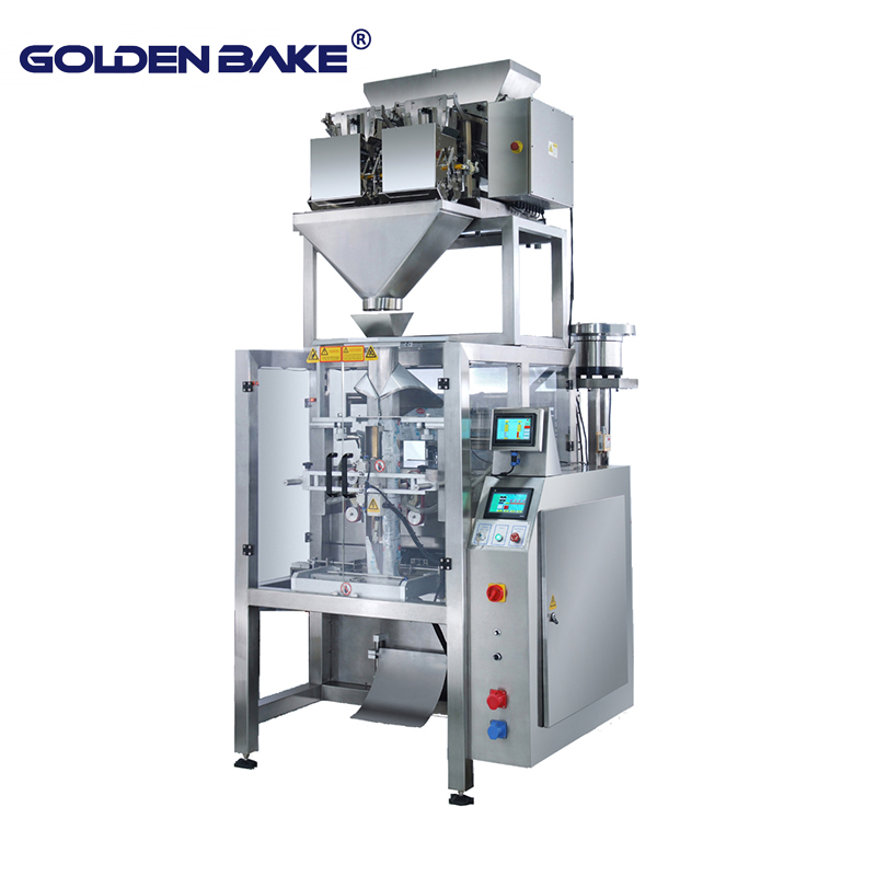 Machine d'emballage verticale du cuisson d'or
