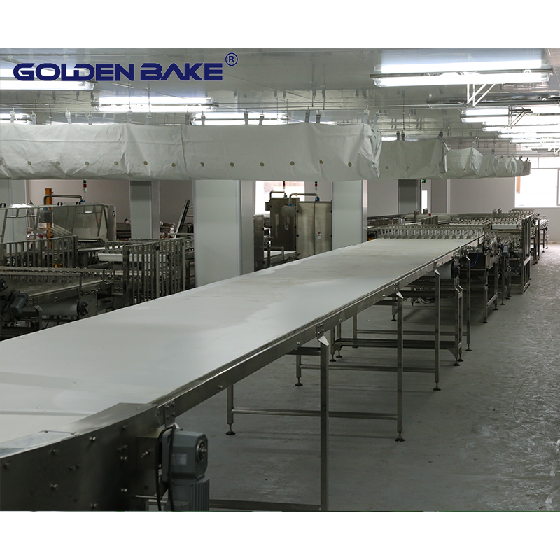 Golden Bake turning conveyor solution for cooling biscuit-2