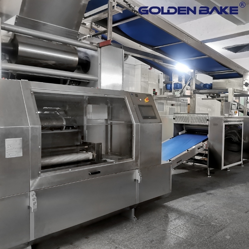 Golden Bake durable industrial dough sheeter supplier for forming the dough