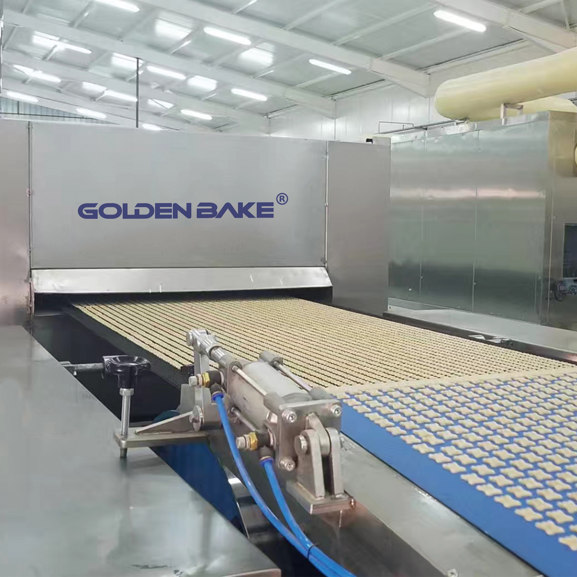 Golden Bake biscuits manufacturing machines factory for center filled biscuit production-2