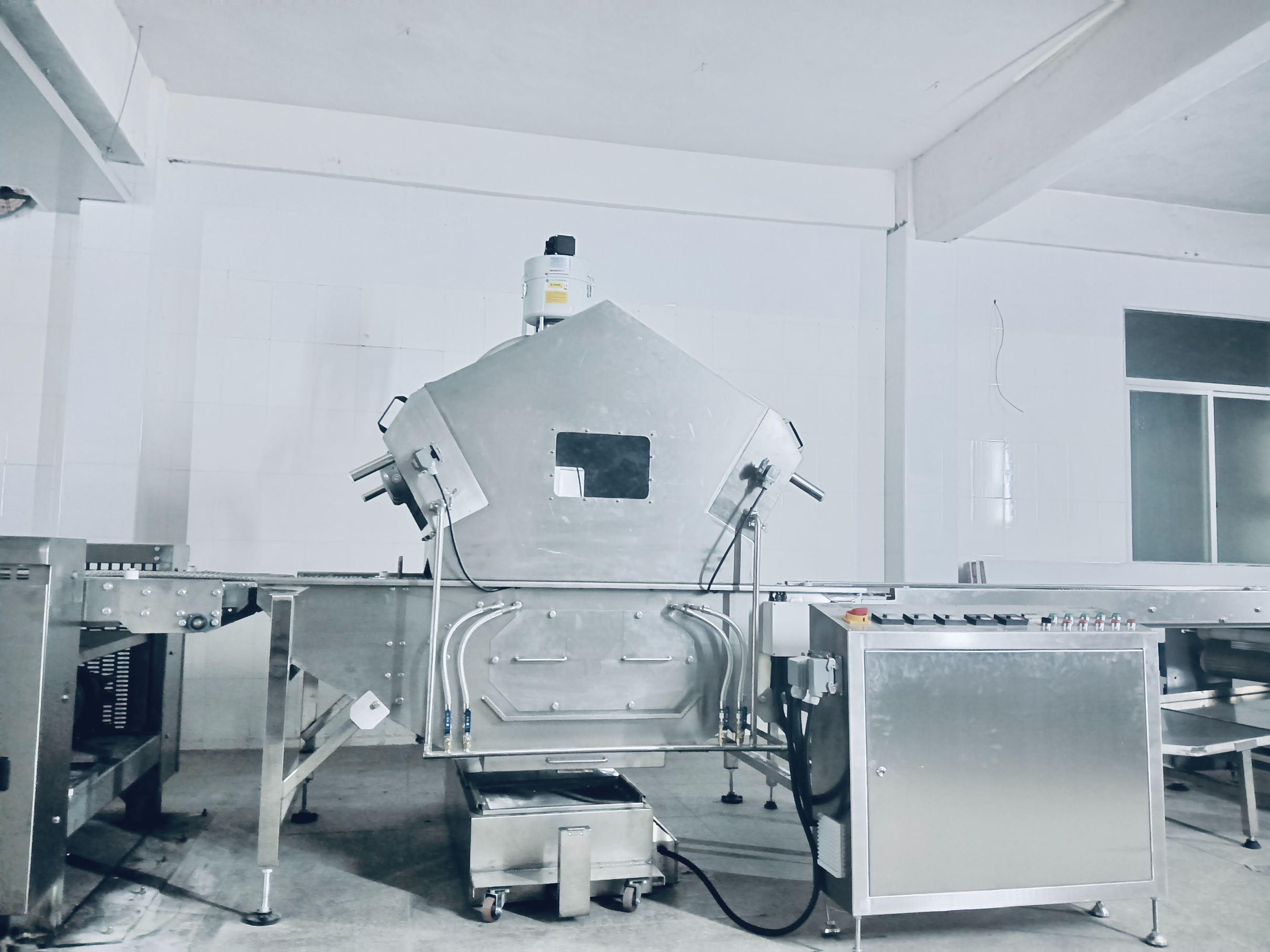 Oil Spray Machine After Baking